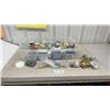 Image 1 : Bin of Assorted Hardware Including Screws, Nails, Anchors, Staples
