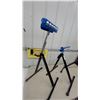 Image 9 : Lot of 3 Adjustable Roller Stands Including Mastercraft Multi-Directional Ball Roller Stand and Mor
