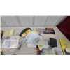 Image 6 : Canadiana Handsaw with Wooden Handle, Drywall Tools, Grout Float, Sponges, Tape