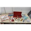 Image 1 : Metal Toolbox With TIPCO 11-Piece SAE Wrench Set, Socket Set, Pliers, Files
