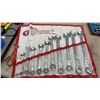 Image 2 : Metal Toolbox With TIPCO 11-Piece SAE Wrench Set, Socket Set, Pliers, Files