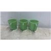 Image 3 : 3 Fire King Jade Coffee Mugs, Very Nice