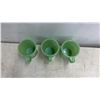 Image 4 : 3 Fire King Jade Coffee Mugs, Very Nice