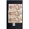 Image 1 : 3 1986 Canada $2 Bills- Nice