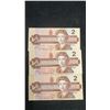 Image 2 : 3 1986 Canada $2 Bills- Nice