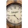 Image 2 : Schweppes "Famous Since 1793” Wall Clock and Power Cord