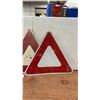 Image 2 : Three Yield Signs, Red and White Triangles, Reflective 25”