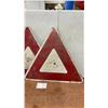 Image 3 : Three Yield Signs, Red and White Triangles, Reflective 25”
