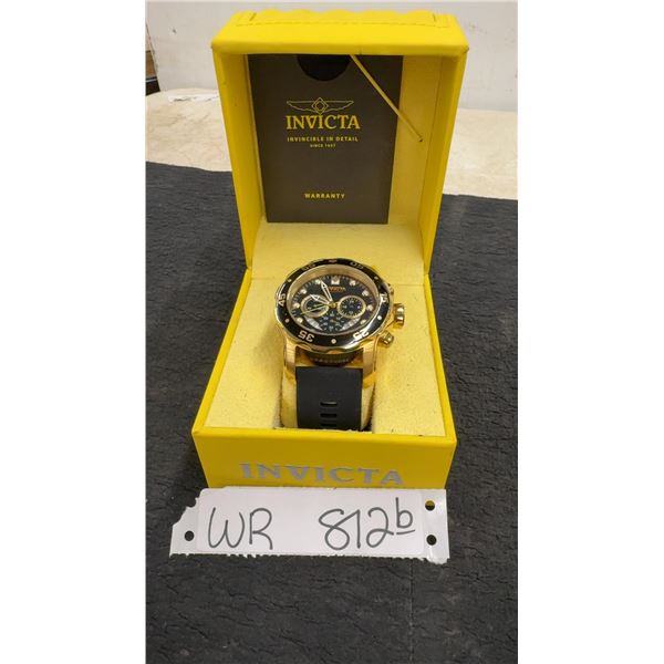 Invicta Pro Diver, Model #6981, Month Date, Japan Chronograph, 100m Water Resistant, Steel Case