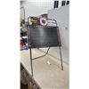 Image 3 : Kiddy Clock Chalkboard and Abacus on Stand, Made in Canada by Eagle Toys