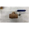 Image 2 : New 12 Boshart Industries 1” Brass Full Port Ball Valves