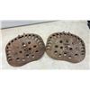 Image 3 : Antique Cast Iron Tractor Implement Seats, Set of Three