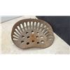 Image 5 : Antique Cast Iron Tractor Implement Seats, Set of Three