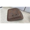 Image 7 : Antique Cast Iron Tractor Implement Seats, Set of Three