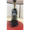 Image 3 : Coca-Cola Novelty Table Lamp with Contour Bottle Base and Blue Logo Shade, 16” high