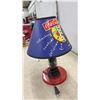 Image 6 : Coca-Cola Novelty Table Lamp with Contour Bottle Base and Blue Logo Shade, 16” high