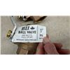 Image 5 : New 1” Full Port Forged Brass Ball Valves, 600 WOG and 400 WOG, Set of 12