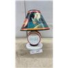 Image 1 : 1997 Coca-Cola Table Lamp with Polar Bear Shade and Bottle Cap Base, 14” High