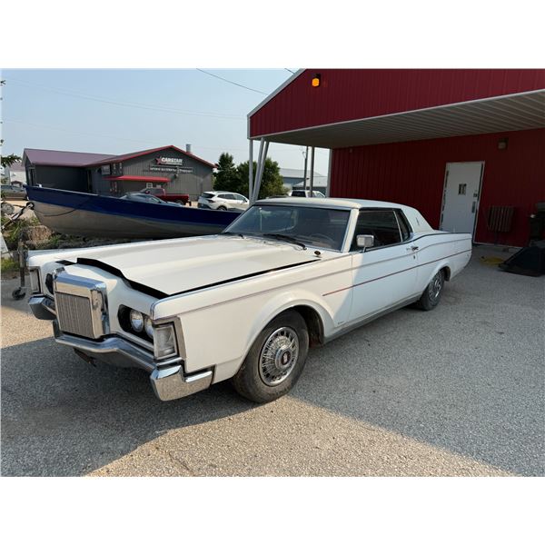 1971 Lincoln Continental Mark III, 2 Door, 8 Cyl, White, Approx 116,000 Miles, TOD, Keys