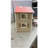 Image 11 : Vintage 1970 Lundby of Sweden Doll House 15 1/2 x 28 x 10” with Furniture, Kitchenette