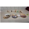 Image 1 : Frank Vizcarra Hunting Dog Collector Plates and Ceramic Spaniel and Terrier Dog Figurines made in