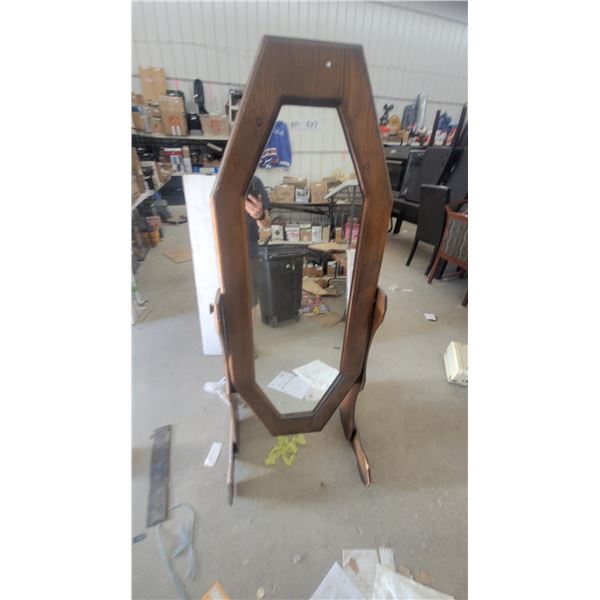Full-Length Mirror on Stand, 22”×55”