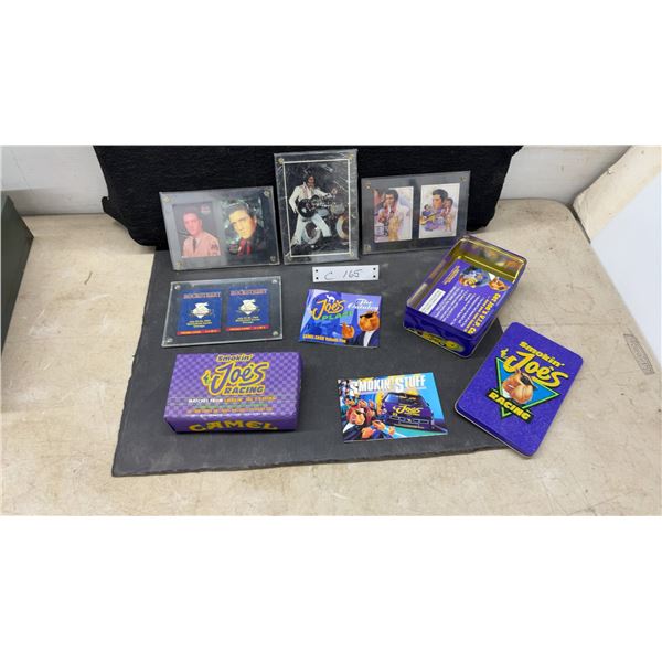 Elvis Portraits Trading Cards, Elvis Presley Memorabilia, Camel Smokin' Joe's Racing