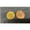 Image 6 : Canadian House of Commons Tokens, PM Commemoratives, British Shillings, Nixon Penny