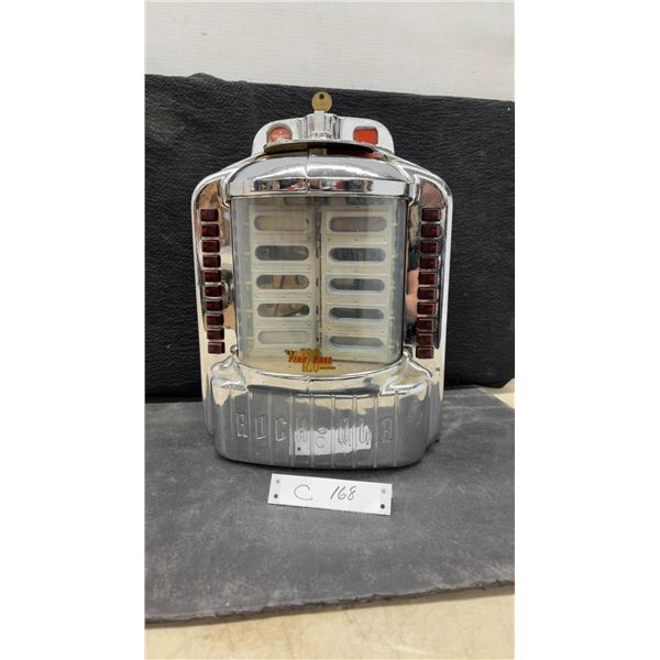 1953 Rock-Ola Fireball 120 Selections Chrome Countertop Jukebox Wallbox Remote