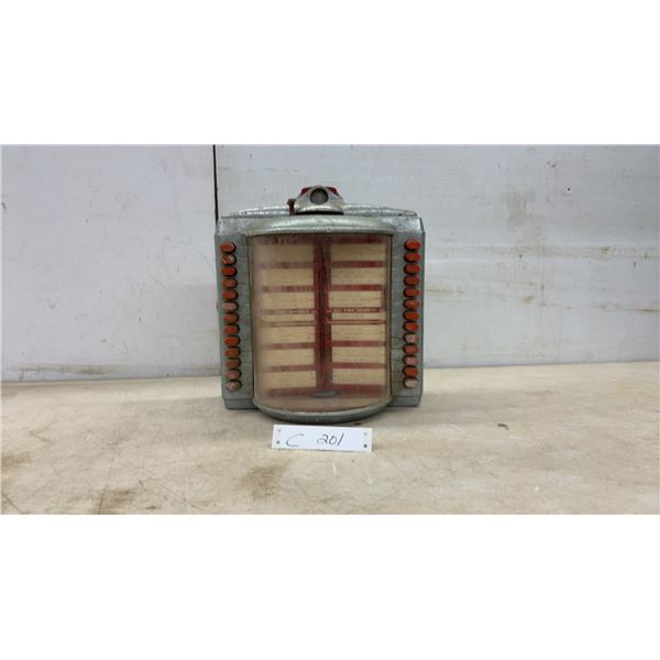 Vintage Wurlitzer Model 71 Jukebox Wallbox Countertop Selector, circa 1939-1941