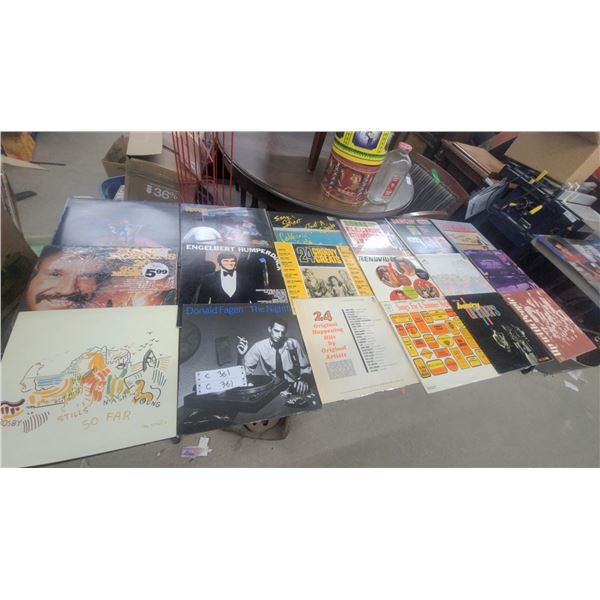 50 Vintage Vinyl Record Lot: Crosby, Stills, Nash and Young, Donald Fagen, Marty Robbins