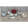 Image 1 : Royal Standard Bonnie Scotland Teacups, Charlotte Bavaria Cup, Careage TeaPot