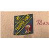 Image 4 : Genuine Trapper Point All Wool Blanket, Made in England, Tan with Black Stripes, Ball Lake Lodge