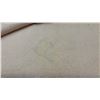 Image 4 : Vintage Cream Wool-Blend Blanket with Brown Stripes
