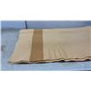 Image 7 : Vintage Cream Wool-Blend Blanket with Brown Stripes