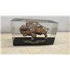 Image 5 : Northwest Coast Copper Relief Art, Bronze Bison, CPRS 1970 Award, Lion Figurine