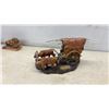 Image 8 : Northwest Coast Copper Relief Art, Bronze Bison, CPRS 1970 Award, Lion Figurine