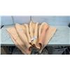 Image 1 : Eaton's of Canada Trapper Point All-Wool Blanket, Peach with Darker Peach End Stripes