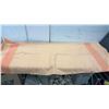 Image 2 : Eaton's of Canada Trapper Point All-Wool Blanket, Peach with Darker Peach End Stripes