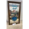 Image 1 : Vintage Old Vienna Lager Beer "Just Say V Oh'Ya" Framed Advertising Mirror, 27 × 15”