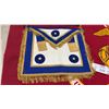 Image 2 : U.S. Marine Corps Ceremonial Flag with Gold Fringe, 36 × 60” and Masonic Master Mason Apron