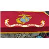 Image 8 : U.S. Marine Corps Ceremonial Flag with Gold Fringe, 36 × 60” and Masonic Master Mason Apron