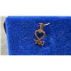 Image 2 : 10 Karat Gold Pendant Charm "I Love You"