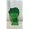 Image 2 : Vintage Green Giant Little Sprout Corded Speaker, Telephone, and Framed Puppies Clock