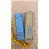 Image 7 : Vintage Green Giant Little Sprout Corded Speaker, Telephone, and Framed Puppies Clock