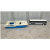 Image 12 : Hot Wheels Car, Remote Control Race Car, License Plate Accessory, United Rentals Semi Truck and