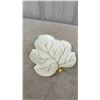 Image 16 : Square Teapot, Iridescent Fluted Vase, Leaf Shaped Bowls