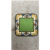 Image 9 : Square Teapot, Iridescent Fluted Vase, Leaf Shaped Bowls