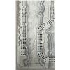 Image 5 : Carved Marble Three-Player Cribbage Board with Abalone Shell Inlays