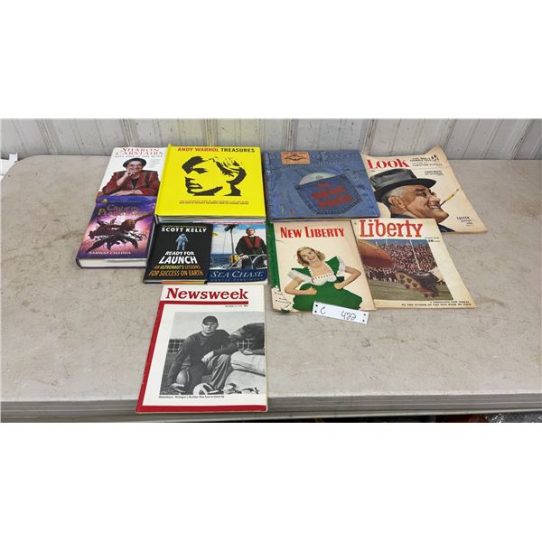 Andy Warhol Treasures, The Rock Pack, Vintage Magazines Look, Liberty, Newsweek